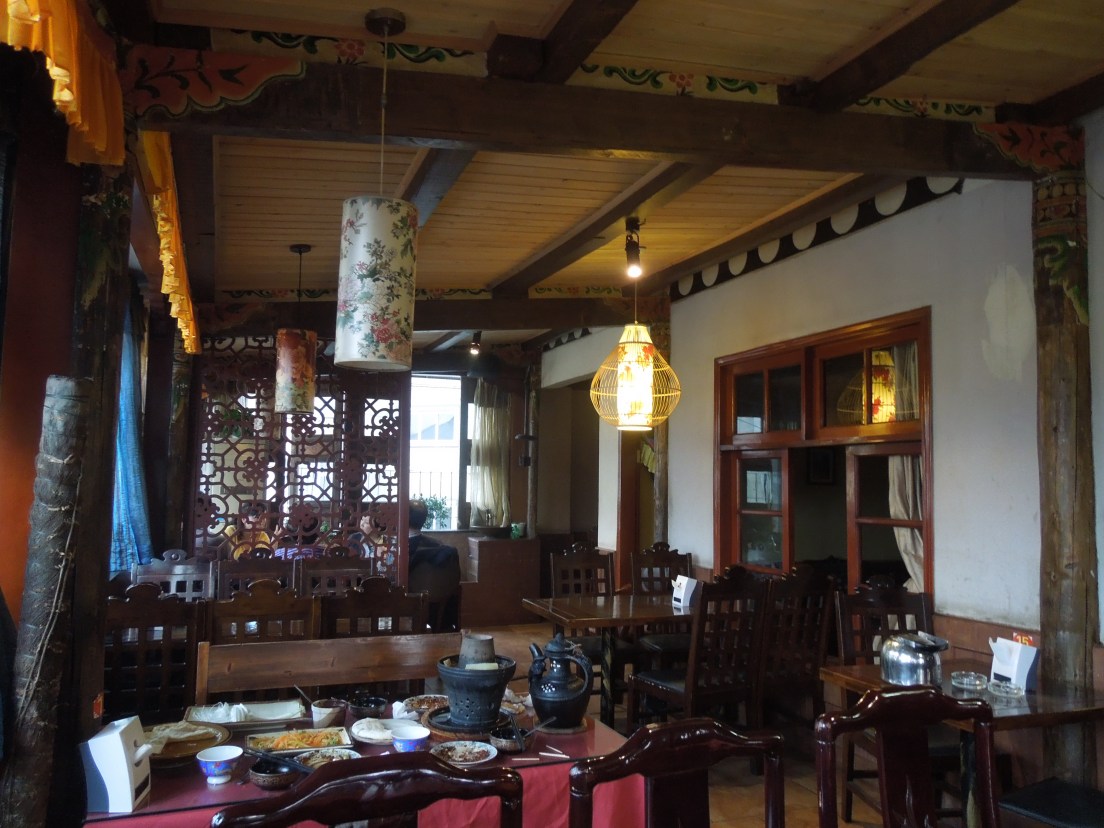 Restaurant tibétain, Chengdu, Chine