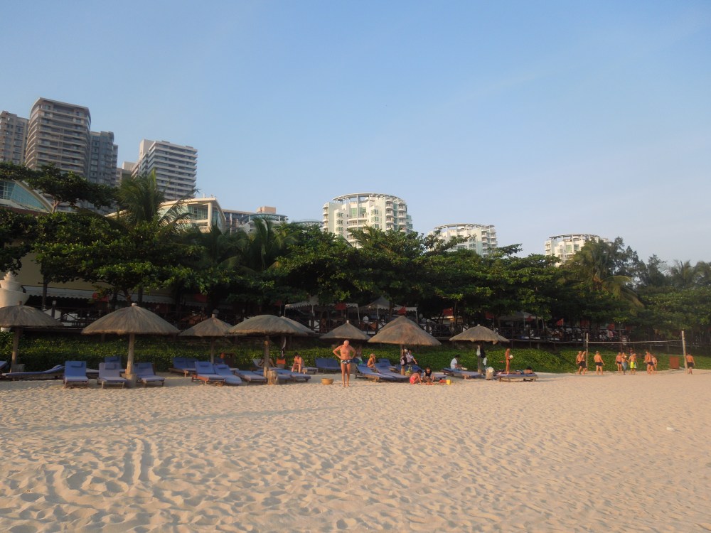 Plage de Dadonghai, Sanya, Chine