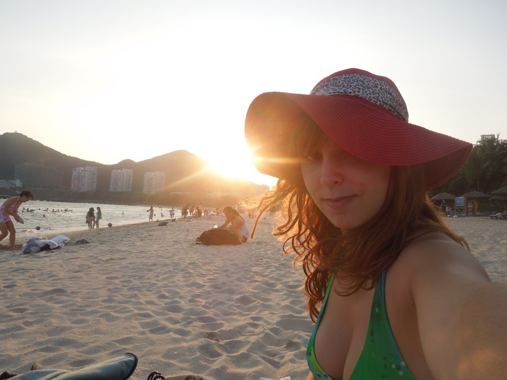 Plage de Dadonghai, Sanya, Chine