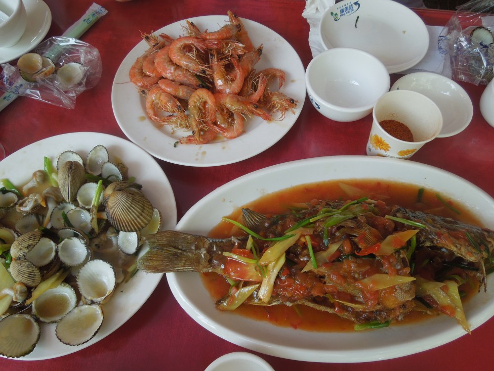 Repas à Sanya, Chine