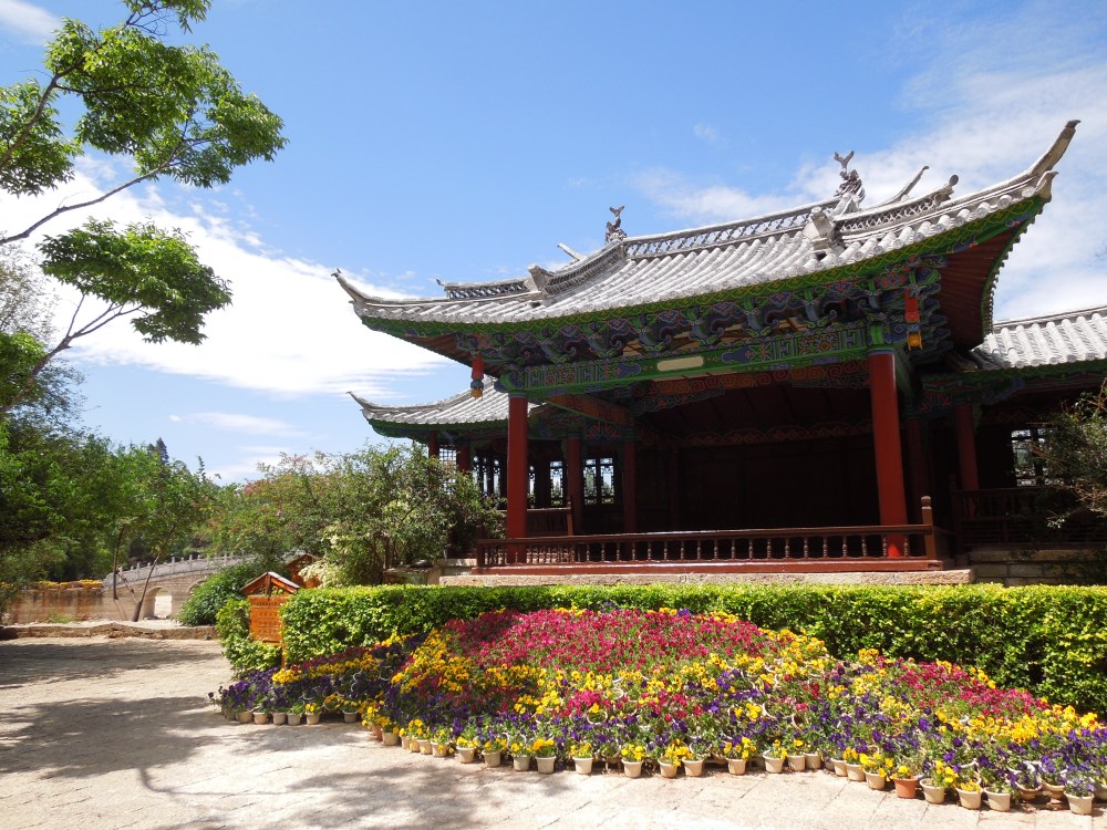 Parc de l'étang du dragon noir, Lijiang, Yunnan, Chine