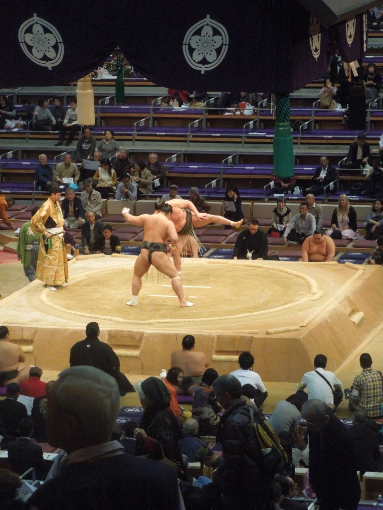Tournoi de sumo, Fukuoka, Japon
