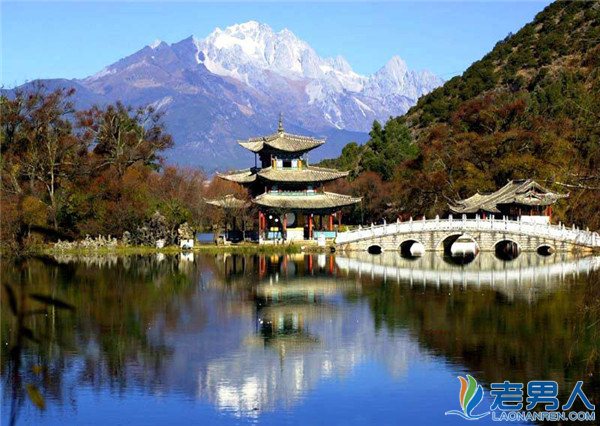 Parc de l'étang du dragon noir, Lijiang, Yunnan, Chine