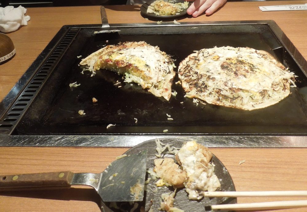 Negiyaki à Donguri, Kyoto