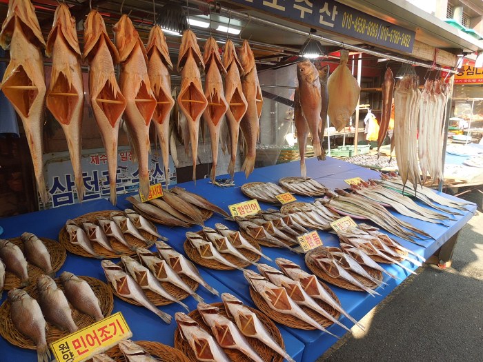 Marché Jagalchi, Busan, Corée du Sud