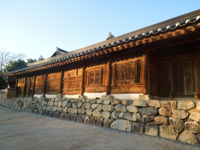 Corée, Gyeongju, Yangdong folk village