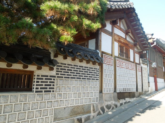 Séoul, Bukchon, façades