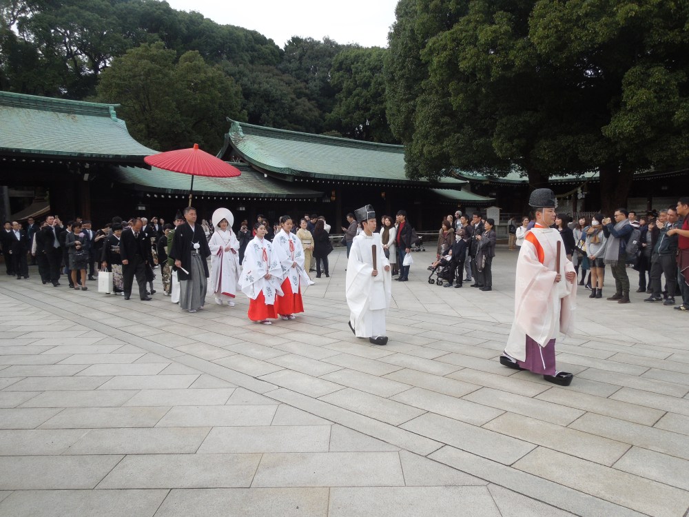 Tokyo, Mariage au Sanctuaire Meiji-jingu