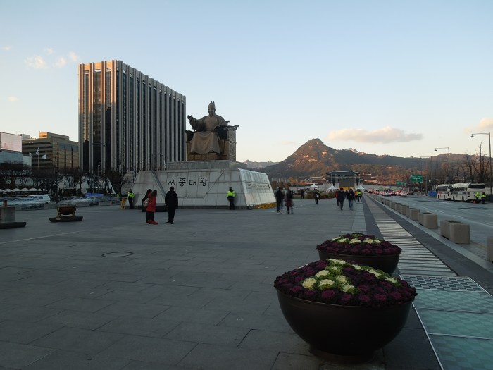 Séoul, Statue Sejong le Grand