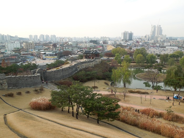 Seoul, Suwon Remparts forteresse Hwaseong