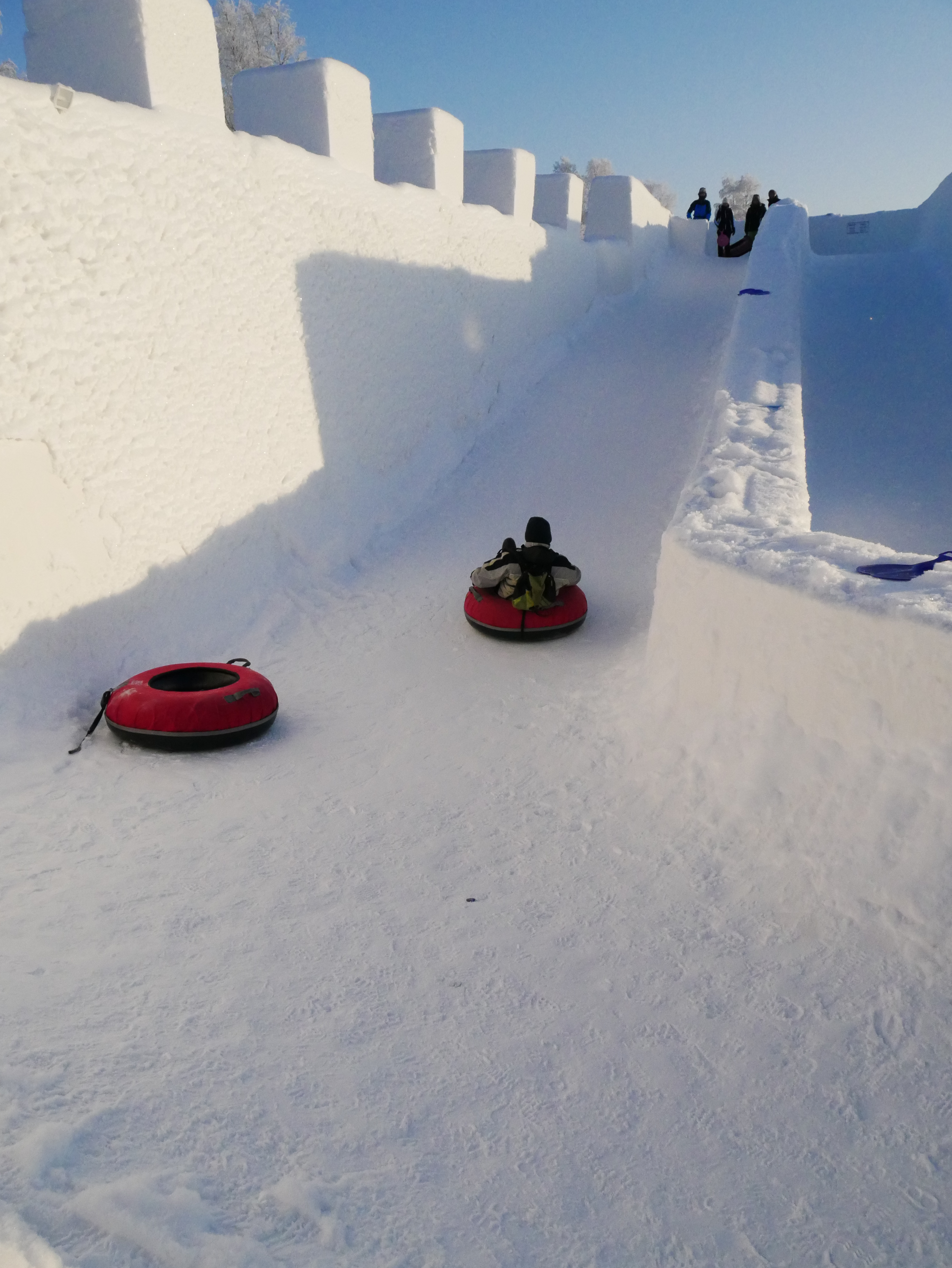 Laponie - Kemi - Snow Castle toboggan