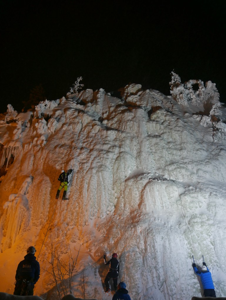Laponie - Ice climbing