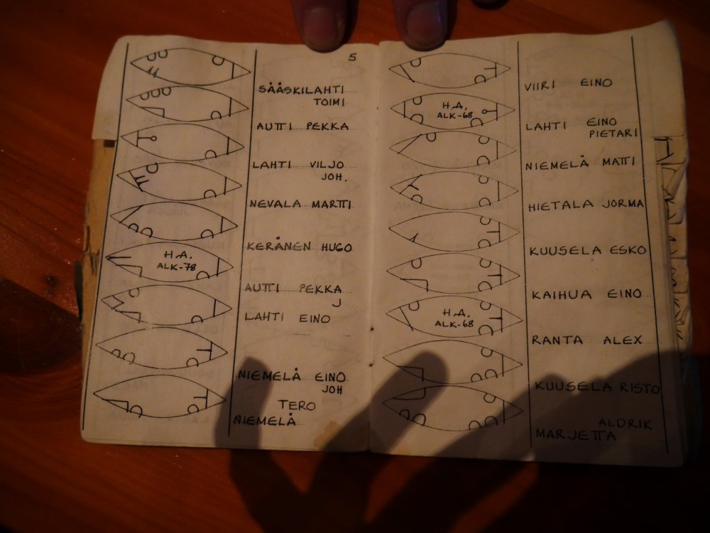 Carnet de marquage des rennes