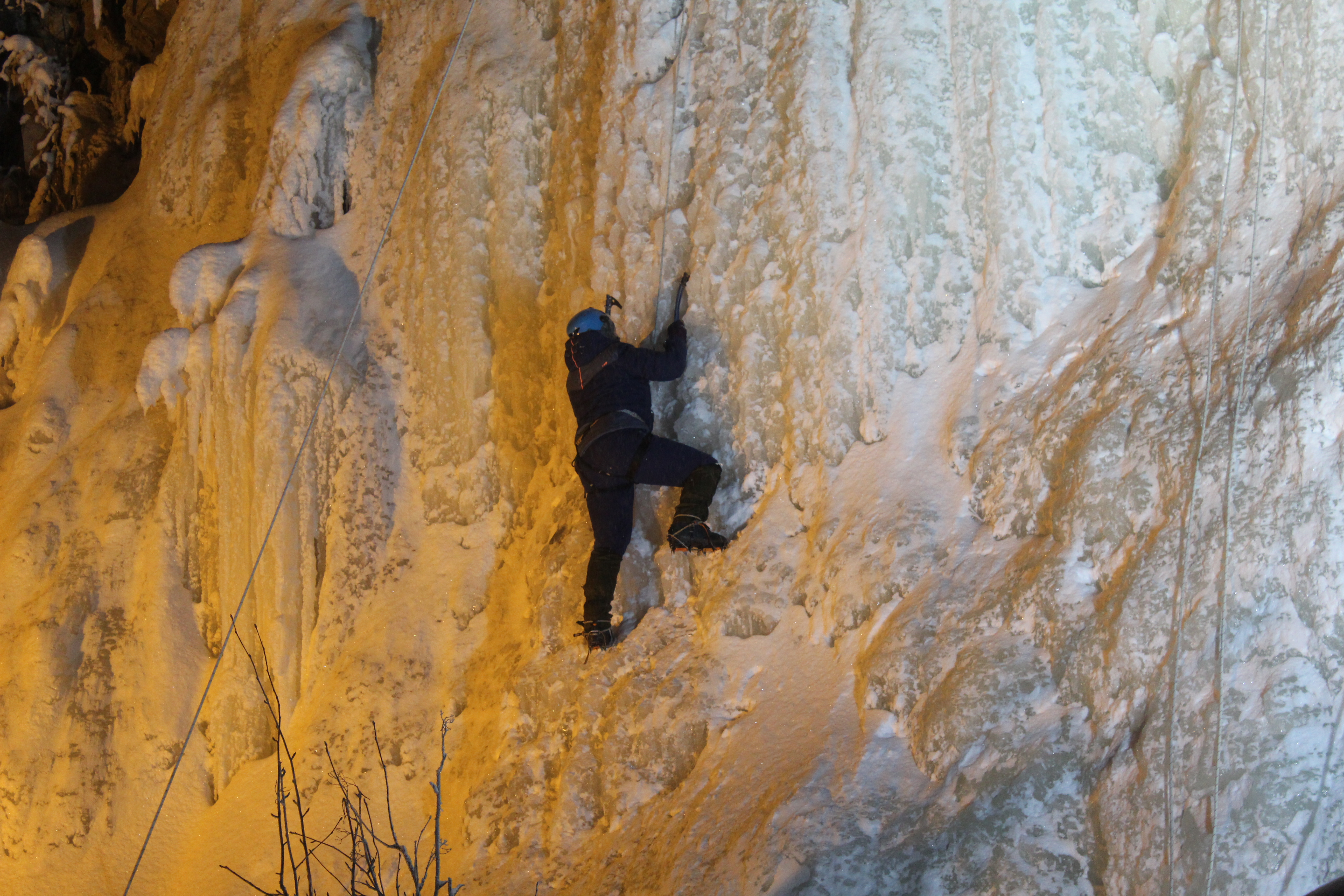 Laponie - Ice climbing