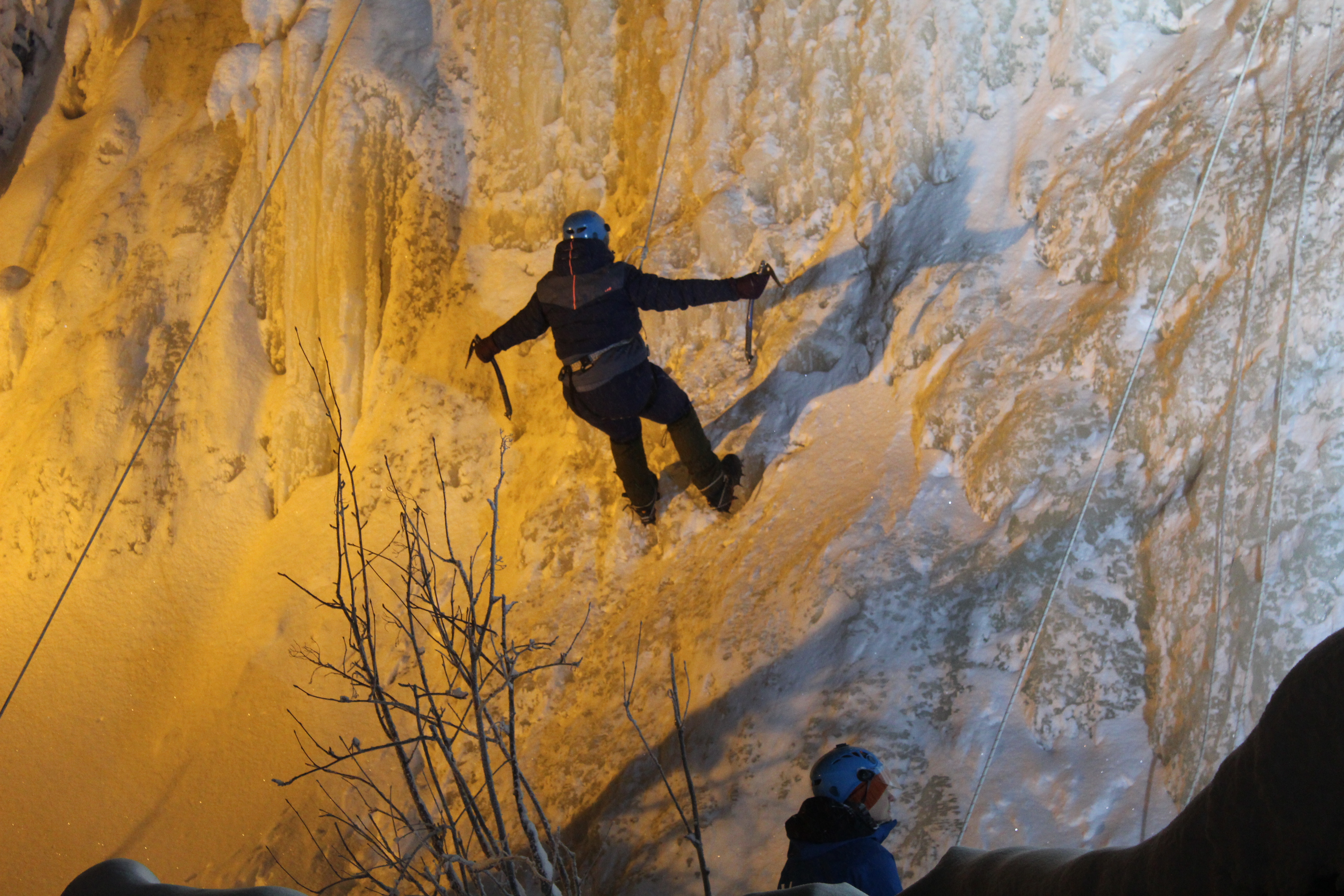 Laponie - Ice climbing