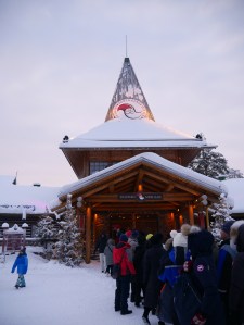 Laponie - Village du Père Noël file d'attente