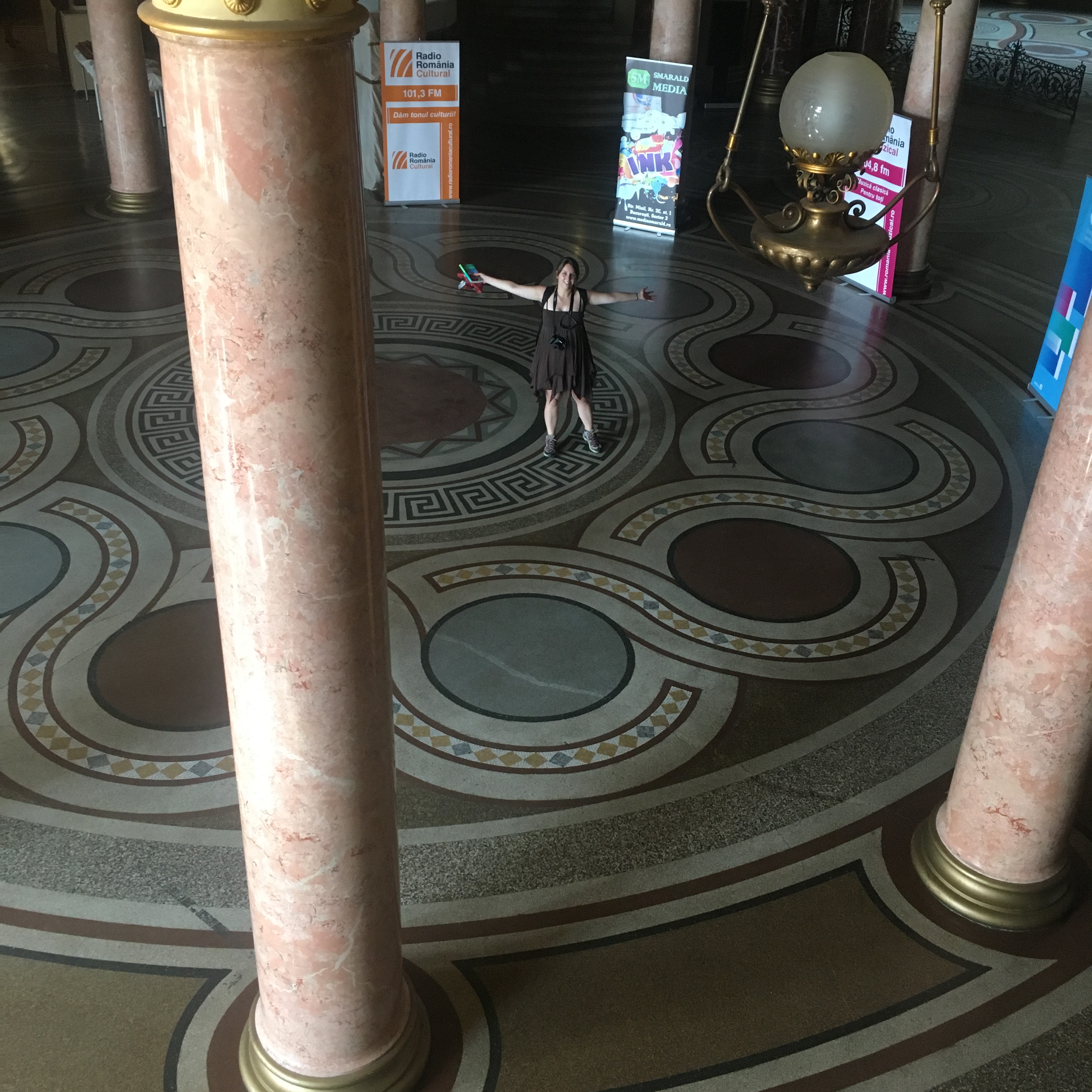 Bucarest - Athénée roumain patio