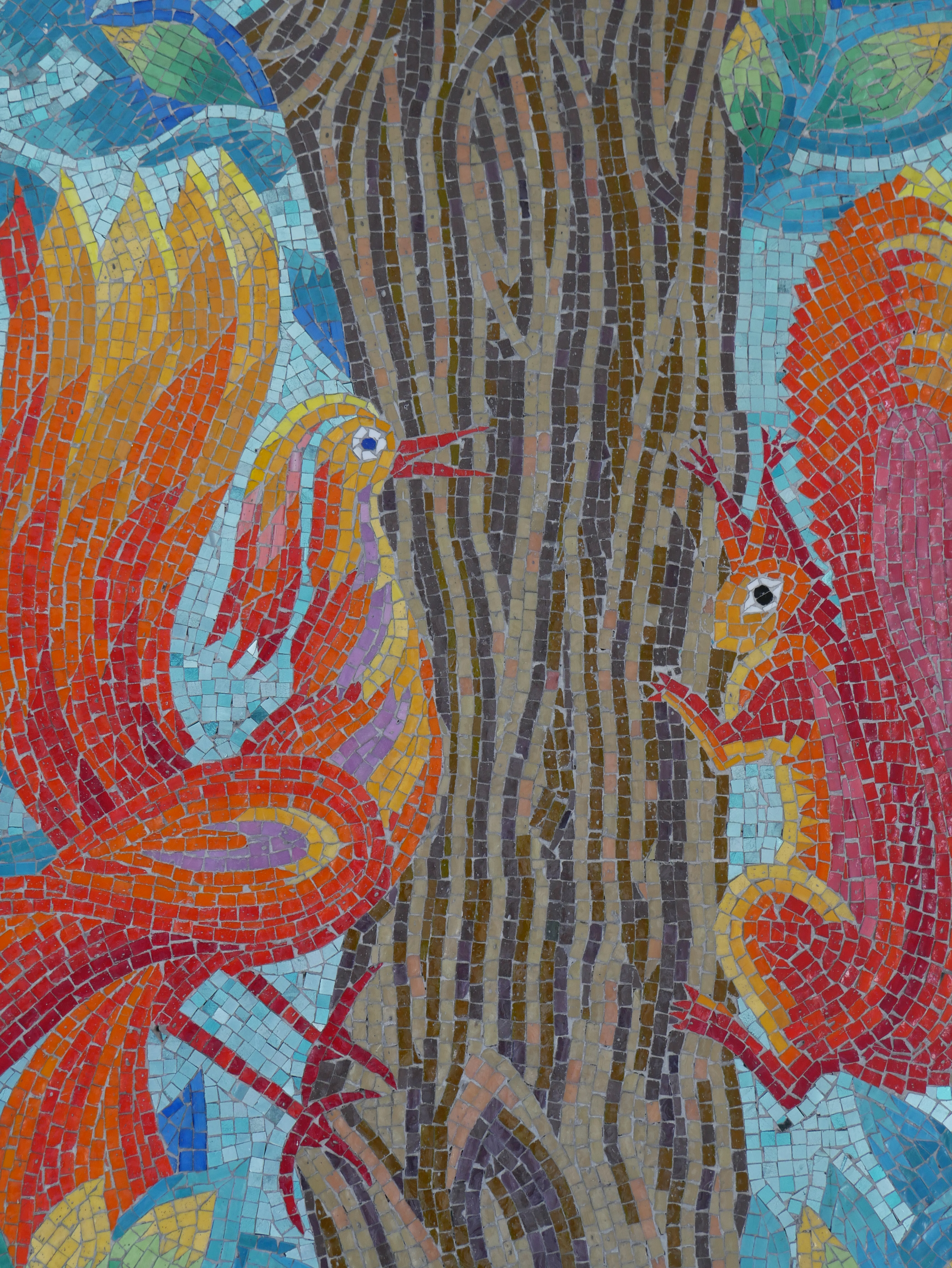 Bucarest - Palais du Printemps - Détail mosaïques