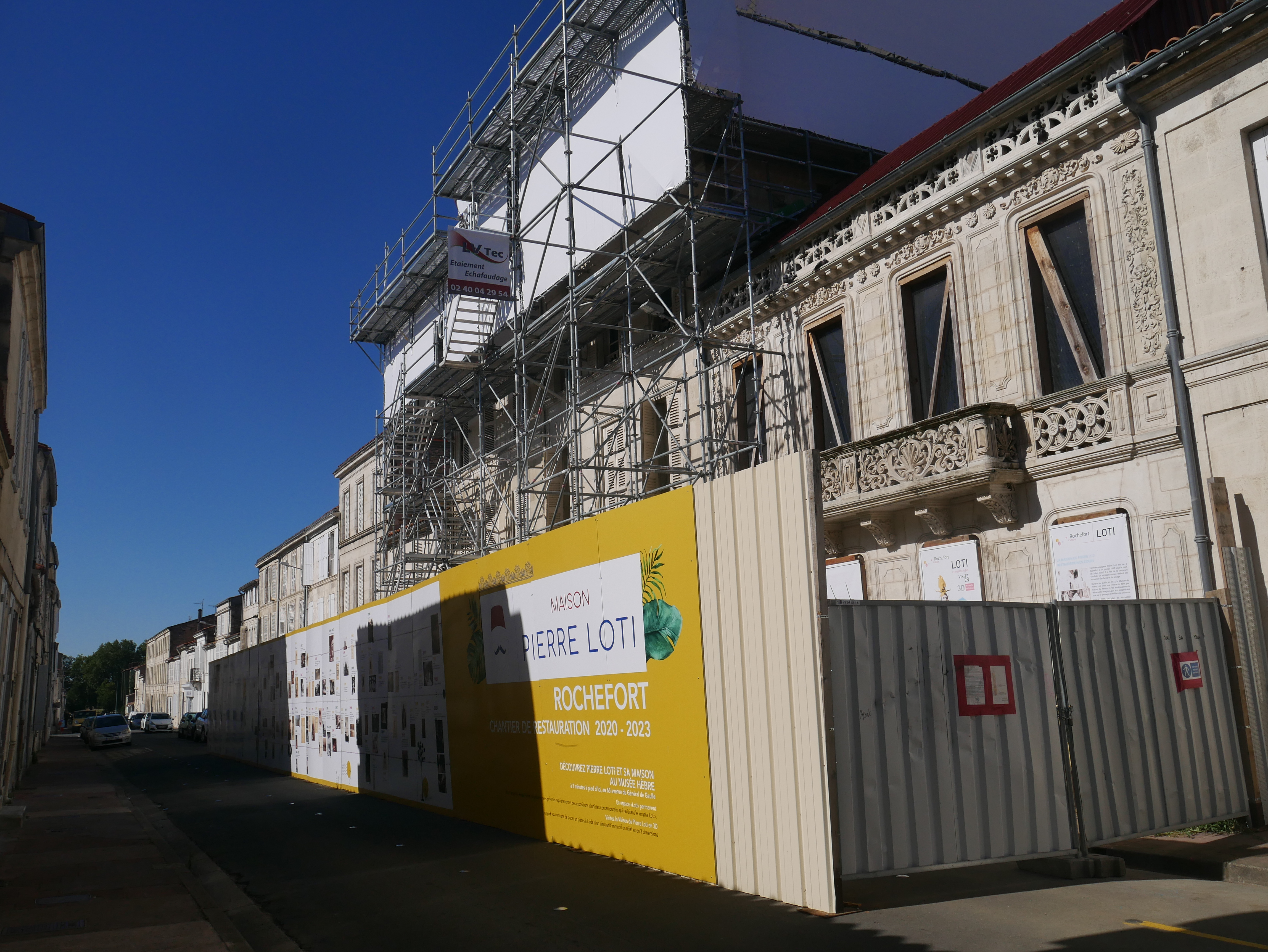 La Maison de Pierre Loti en restauration...